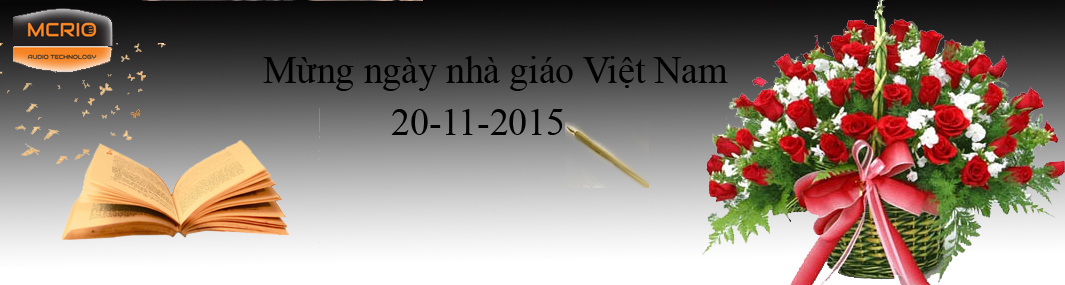 Chào mừng ngày nhà giáo Việt Nam